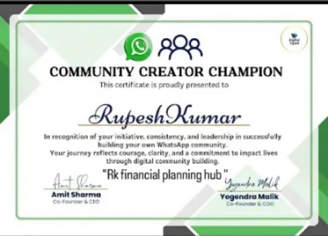 Community Creator Champion